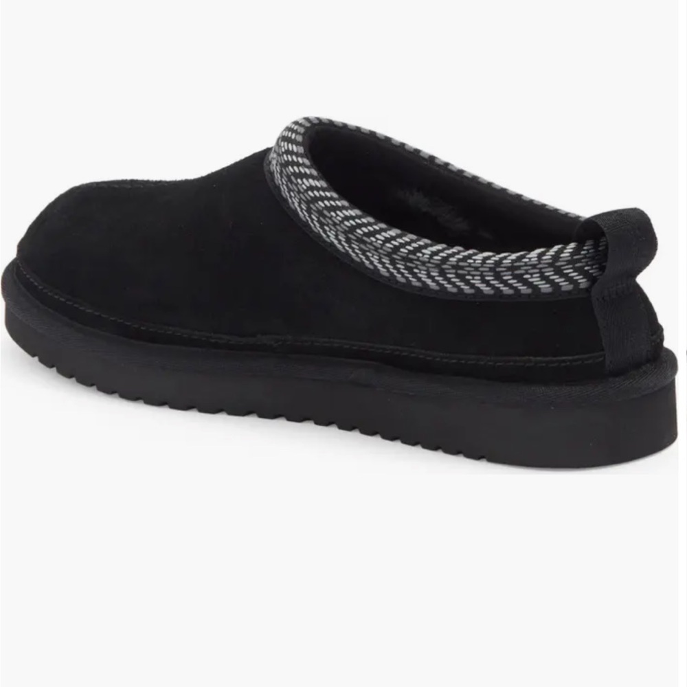 Koolaburra by UGG Burree Slippers Black Suede Slip On Cozy Women's 5 - Picture 6 of 9